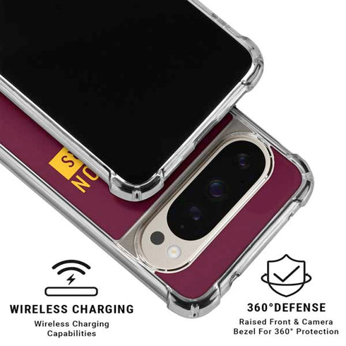 NFL Washington Commanders Pixel 9/9 Pro Clear Case